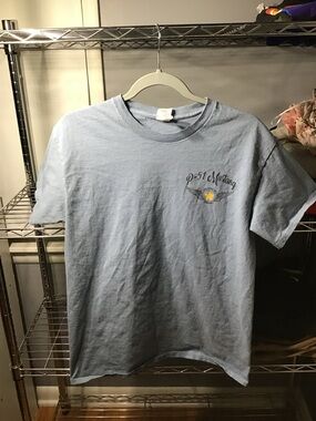 Gildan Light Blue P-51 Mustang Short Sleeve Tee